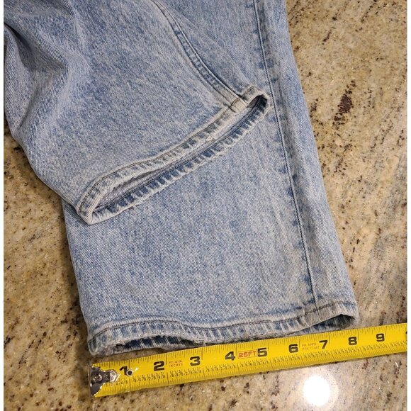 Abercrombie & Fitch The 90s Straight Ultra High Rise Jeans Crossover Size 37/24L - Picture 7 of 16